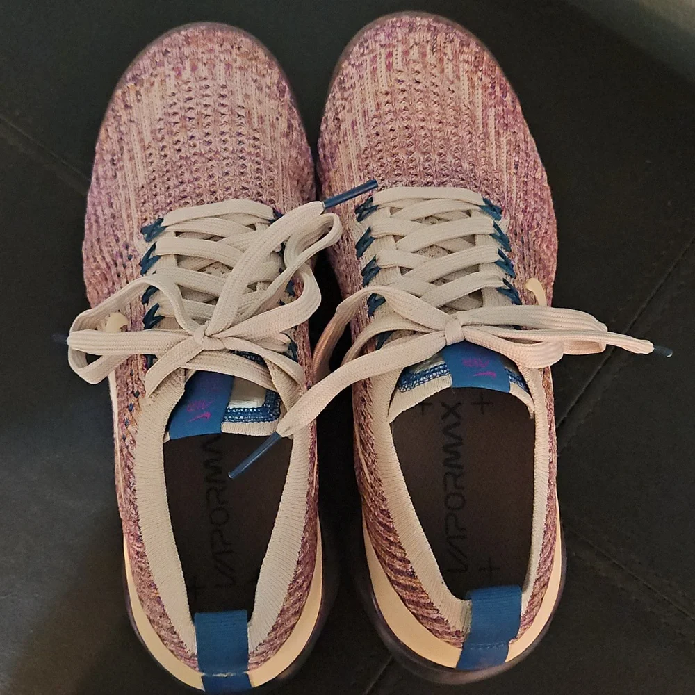 Nike Women's Multicolor Flyknit Vapormax Sneakers - Picture 4 of 8